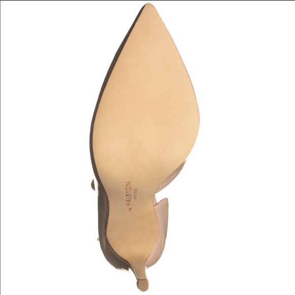 Halston Heritage Margo Half d’Orsay Stiletto Pump - Picture 5 of 8